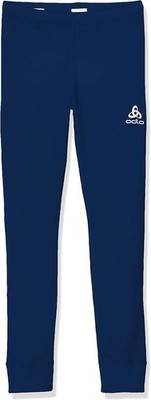 Odlo Kids ACTIVE WARM Baselayer Pants Leggings Underpants, Navy Blue, 80