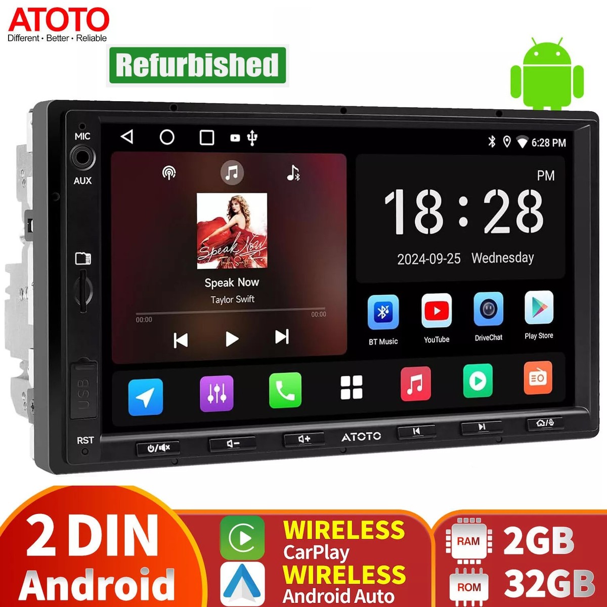 ATOTO A5 Lite カーエンターテインメント : ATOTO A5L 7inch Android 