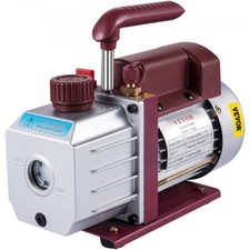VEVOR 4.5 CFM Single-Stage Rotary Vacuum Pump HVAC/Auto AC 1/3HP 1/4"ACME inlet