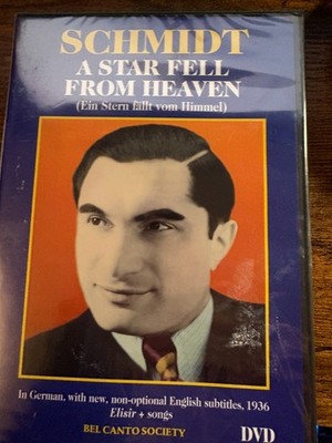 Joseph Schmidt: A Star Fell from Heaven (DVD)  New sealed