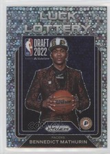 2022-23 Panini Prizm Luck of the Lottery Fast Break Bennedict Mathurin #8 07mp