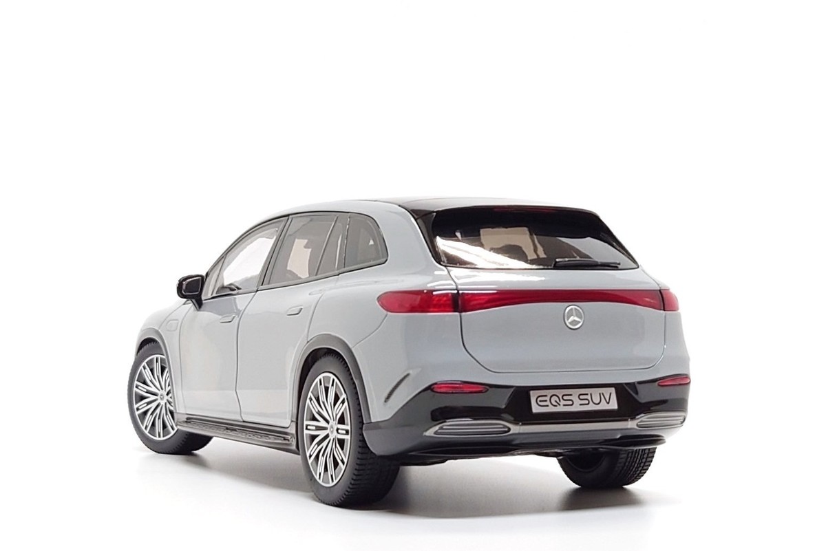NZG 1:18 Mercedes-Benz EQS SUV in Alpine Grey (Dealer Edition) | eBay