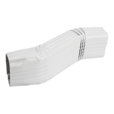 Gutter Downspout S-shape Style A offset 3 2 x 3 Elbows White Aluminum