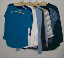 LOT OF 11 WOMEN'S CLOTHES TOPS  1 JACKET SIZE LARGE ALL IN GREAT CONDITION