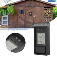 Outdoor Garden Temperature Gauge Digital Max Min Greenhouse Thermometer UK New