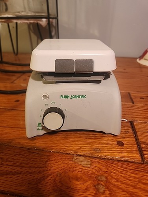 #ad Finn Scientific Hot Plate. Model # Ap7233. 4x4 Inch Plate.* Excel. Condition. $50.00