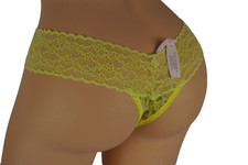 .VTG VICTORIA'S SECRET THE LACIE THONG PANTY THONG ONE SIZE