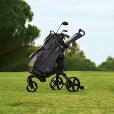 KVV Electric Golf Push Cart with Remote Control, Super Compact and Lightweight