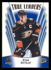 2021-22 SP Authentic True Leaders Ryan Getzlaf Anaheim Ducks #TL-20
