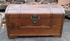 Wooden Decorative Chest/Trunk - Unbranded - 20"x13"x12"