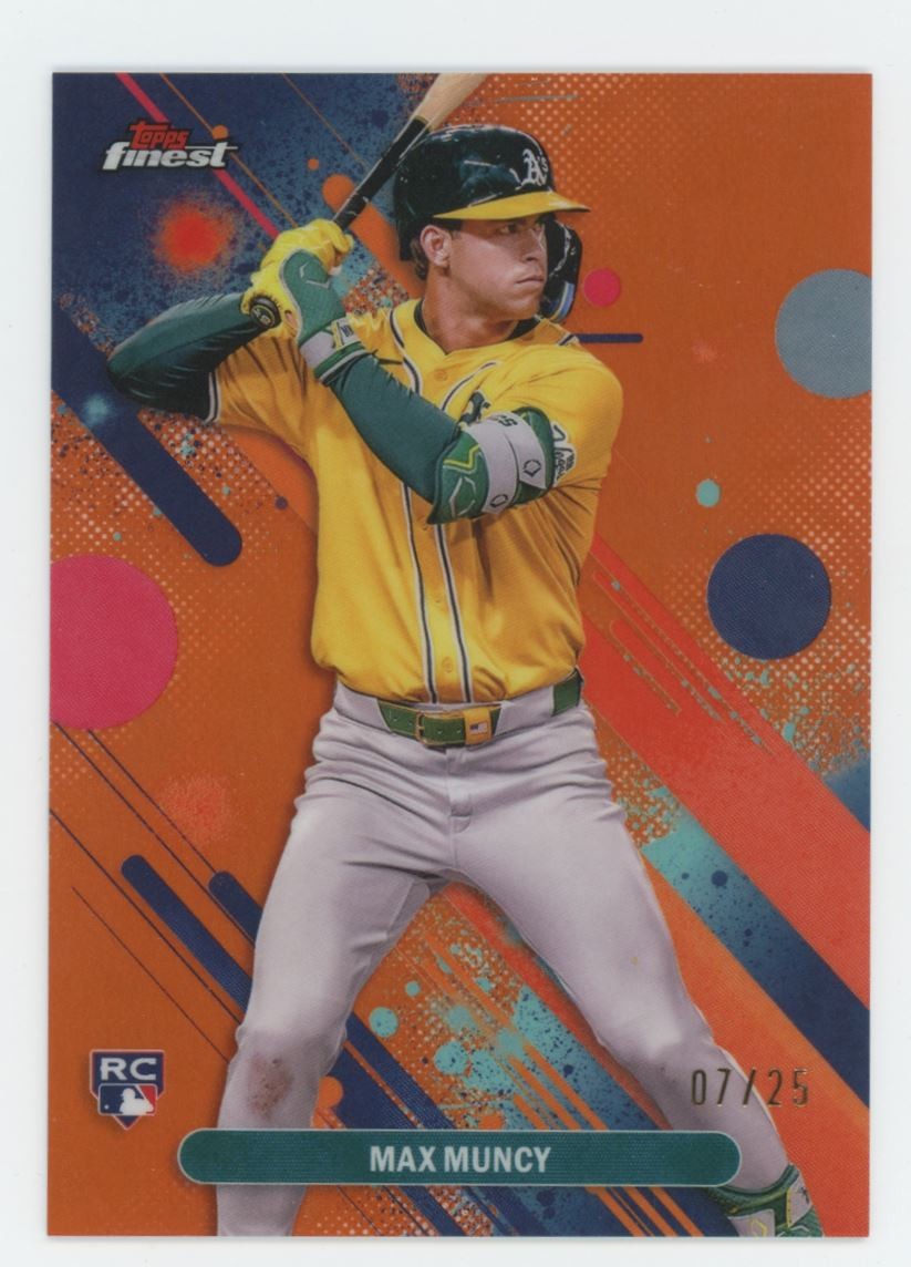 2025 Topps Finest Common Orange Coby Mayo Rookie 07/25 Baltimore Orioles #93