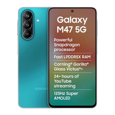 Samsung Galaxy M47 5G (Blue, 6GB RAM, 128GB)Snapdragon 6 Gen 3 Global Version.