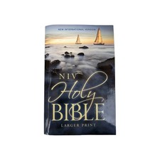 The Holy Bible New International Version Paperback Larger Print Bible