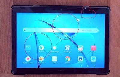 Huawei MediaPad T3 10 / 9.6'' / Wifi / 2GB /32GB / Grau / Android 8 Defekt