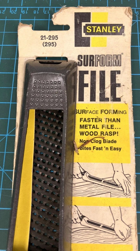 Stanley Surform File 21-295 No. 295 Rasp Tool With Handle Surface Shaver NOS - Image 2 of 4