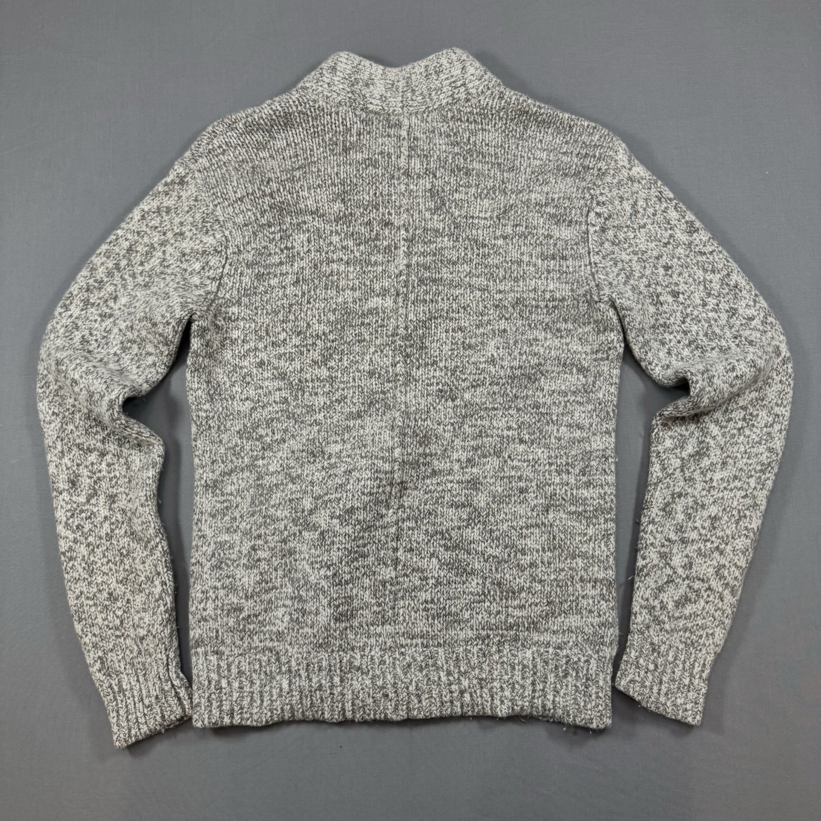 rag & bone Gray Collared Button Knit Merino Wool/… - image 3