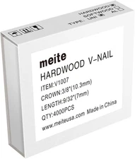 4,000 Counts Picture Frame Nails, 7mm V Nails Hardwood Type for Picture Framing