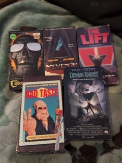 Horror VHS Lot Demon Knight Bad Taste The Lift Tales From The Hood Revenge Media