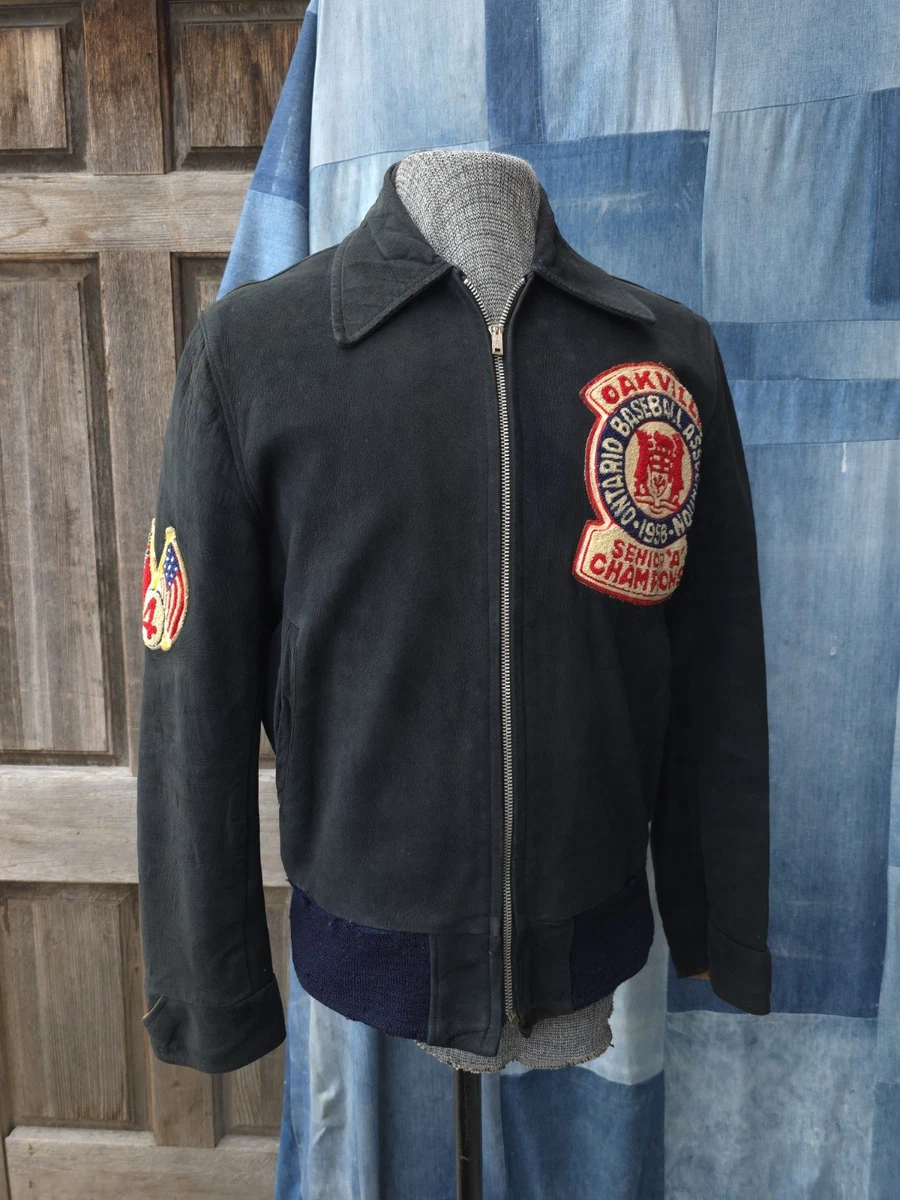 Suede Outer Shell Coats, Jackets & Vests Varsity Jacket for Men