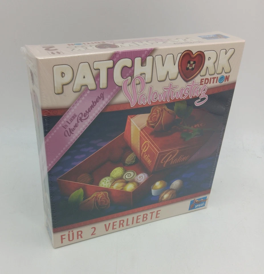 Patchwork Valentinstag Edition für 2 Verliebte Rosenberg Spiel Lookout Games NEU - Bild 2 von 3
