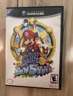 Super Mario Sunshine Nintendo GameCube Game, Manual Included E 2002 Tested
