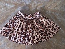 Gap Kids Girl Animal Print Skirt 6 Adjustable Waist Soft Corduroy