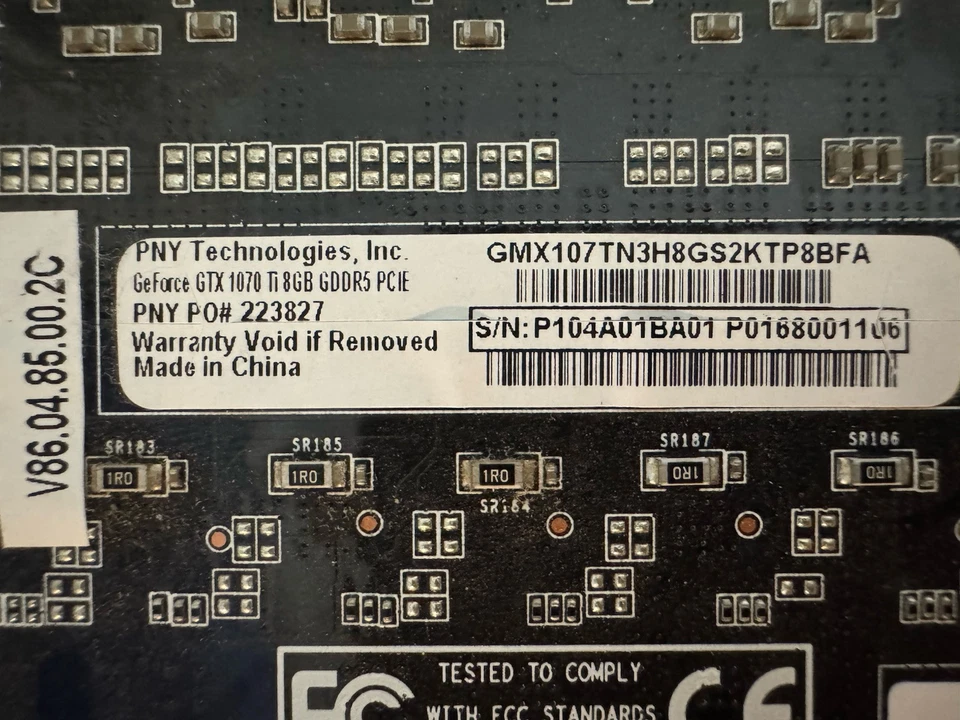 PNY Technologies GeForce GTX 1070 Ti 8Gb Dual Fan Design Graphic Card - Image 4 of 4