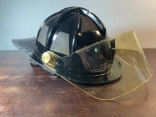 2004 Lion Apparel  American Classic Paul Conway Fire Firefighter Helmet + Shield