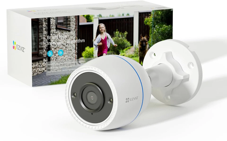 EZVIZ Outdoor Camera 30M Night Vision CCTV System Wi-Fi Home Security Camera ... - Image 3 of 4