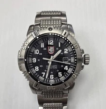 Luminox Mariner 45mm Swiss Made Ref.6250 Black Dial S.Steel 200m Men's Watch