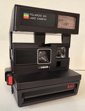 Polaroid 640 Instant Camera Vintage 600 Land Camera  Carry Case Untested Clean