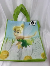 Eco Friendly Shopping Grocery Bag Tote Non Woven Disney Tinkerbell Fairy New