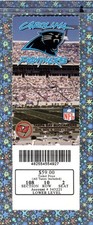 Steve Smith 11-9-2003 Bucs Panthers Ticket Simeon Rice 2Sack Keyshawn Johnson TD
