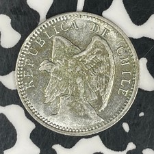 1908 Chile 10 Centavos Lot#C6724 Nice!
