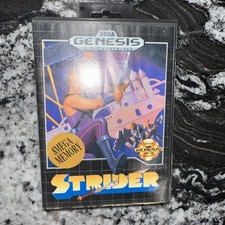 Strider (Sega Genesis, 1990) Tested. Game And Case. No Manual