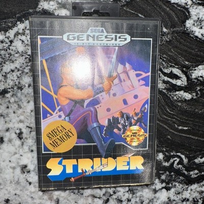 Strider (Sega Genesis, 1990) Tested. Game And Case. No Manual