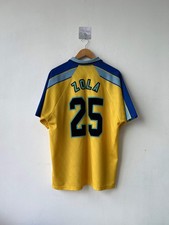 (XL) Chelsea 1996-97 Visitante Camiseta Zola #25 Original Jersey Kit