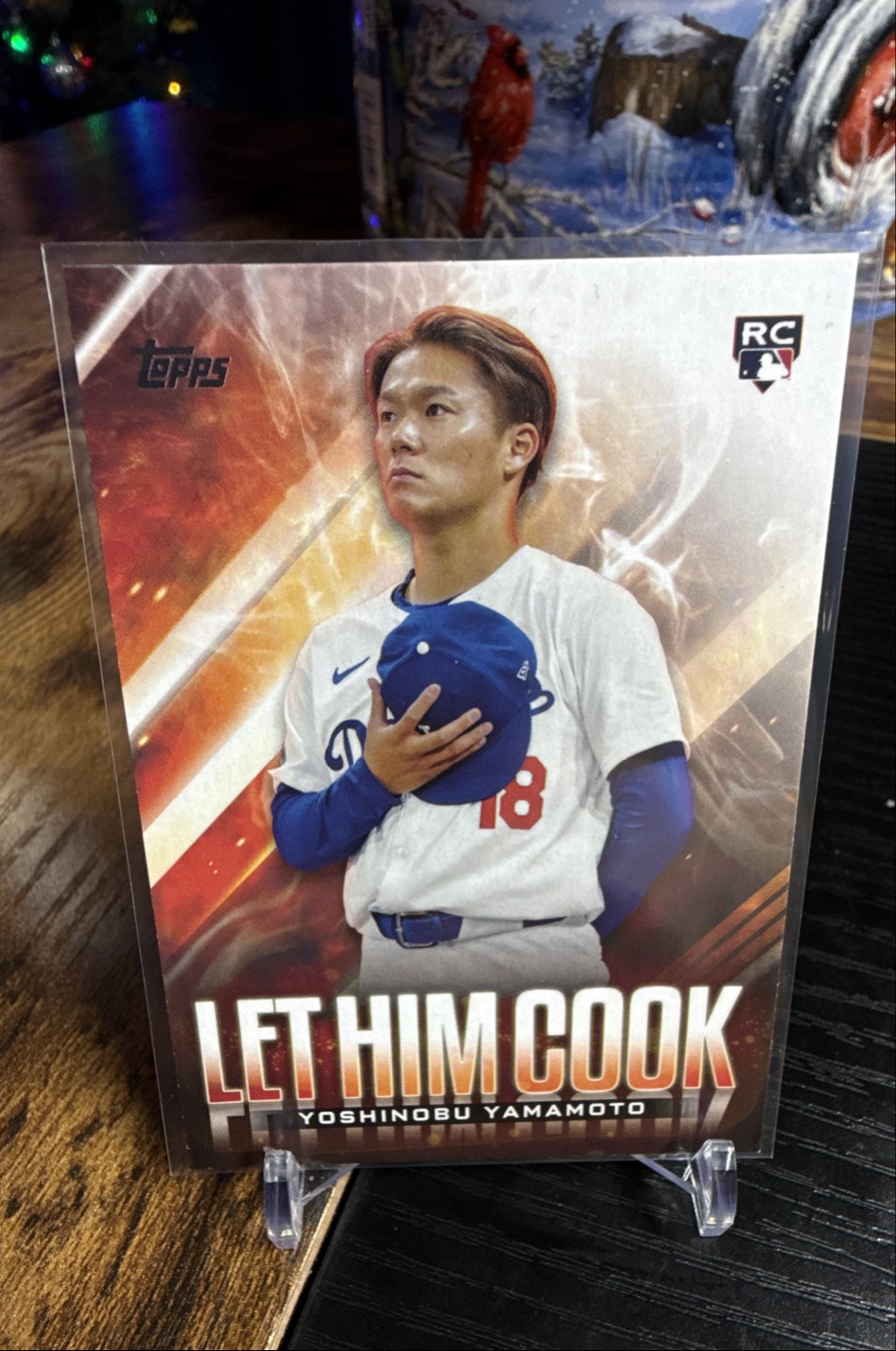 2024 Topps Update Series - Let Him Cook Yoshinobu Yamamoto #LHC-15 (RC)