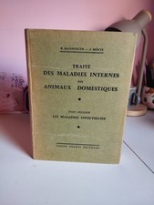 livre ancien médecine, Traite Des Maladies Internes Des Animaux Domestiques 