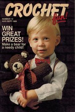 CROCHET FUN  NO. 12, AUG/SEPT 1989 Single Issue Magazine