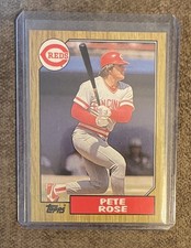 1987 TOPPS PETE ROSE REDS