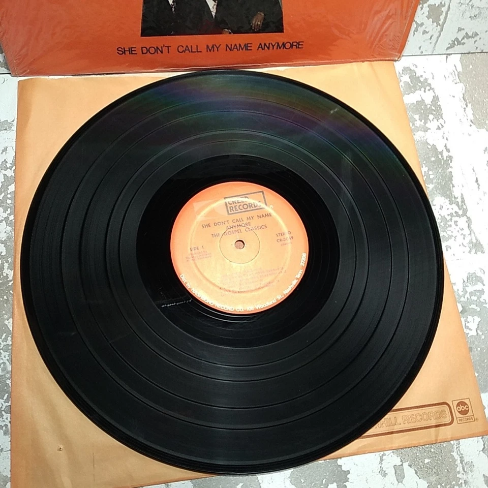 Vtg The Gospel Classics LP Record She Don't Call My Name Anymore Creed 3049 Test - Image 4 of 4
