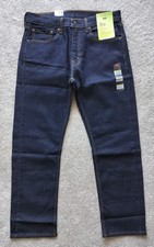 Levi's Flex 506 Men 32x29 Straight Stretch Performance Jeans Dark Wash Dark Blue