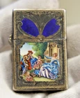 Vintage Sterling Enamel Zippo Lighter (Insert)