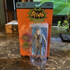 Mcfarlane Batman DC Retro 66 TV 1960s The Joker Black & White Variant 6  Figure