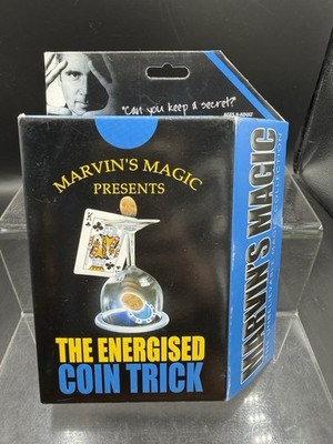 Hamleys Marvin s Magie energetisierter Münztrick Glas visuelle Illusion Spielset Spielzeug