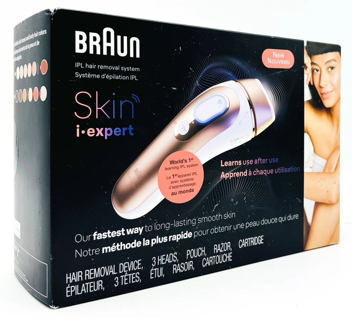 BRUN　PL7243 BRAUN Smart IPL Skin I-Expert Hair Removal System PL7243 For Body