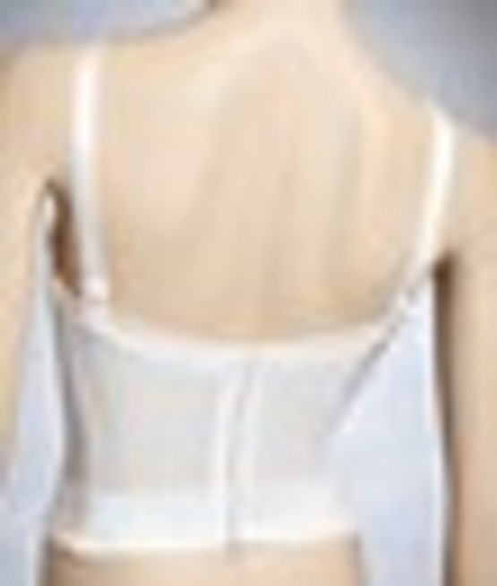 GODDESS 689 44FF White Lace Longline Underwire Strapless Bustier 4 way ...