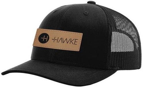 Hawke Optics Uni-Sex Snapback Baseball Cap in Black One-Size Mesh back #99305 UK - Picture 11 of 12