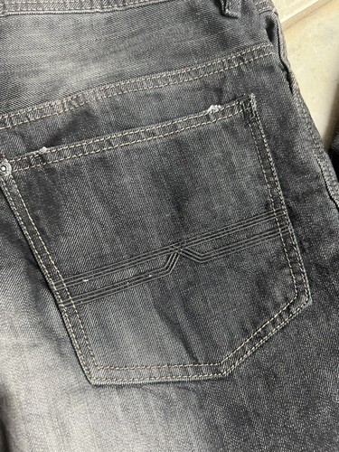 NWT Men's Buffalo EVAN Super Slim Jeans Black Wash (Retail $109) 36x30 - 第 5/9 張圖片